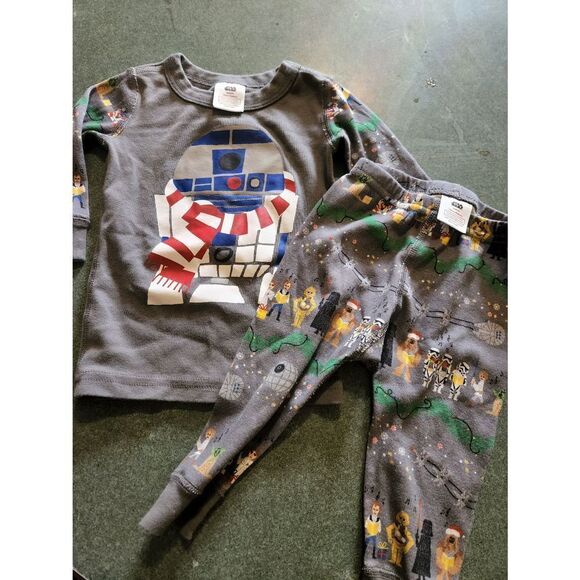 Hanna Anderson Star Wars™ R2-D2 Long John Pajamas 6-12 Months 70CM - Picture 1 of 4